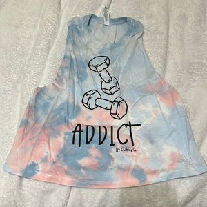 Cropped workout tank